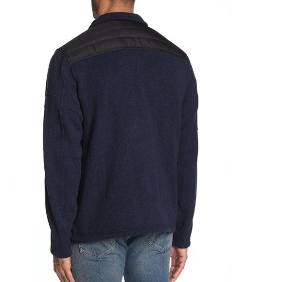 FREE COUNTRY HEATHERED FLEECE FRONT ZIP JACKET - Picture 2 of 7